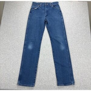 Wrangler Jeans Mens 31x36 Blue Cowboy Cut Straight Leg Western Rodeo Classic